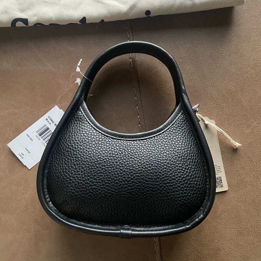COPY - Coachtopia black leather mini ergo bag